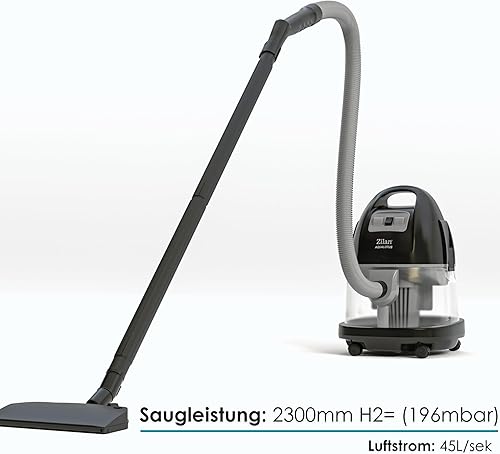 Zilan Aspirateur avec filtre à eau, aspirateur à eau, sans sac, classe d'efficacité énergétique A H20, puissance d'aspiration 2000 W, pour les personnes allergiques - Nail Gallerys