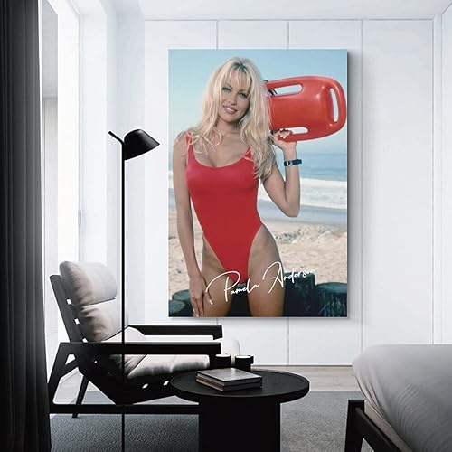 ENQIAOZHANG Peinture Impression sur Toile 60x90cm Pamela Anderson Modern Family Poster e stampe Dipinti per camera da letto Senza Cornice - Nail Gallerys