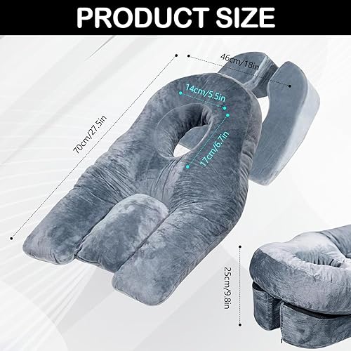 Oreiller pour Le Visage, Appui-TêTe pour La Maison Oreiller pour Dormir avec Trou Et Support pour Les OpéRations De Vitrectomie Ablation De La RéTine du Patient - Nail Gallerys