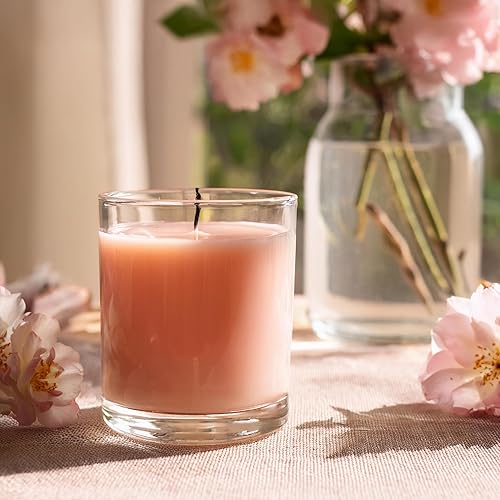 Glasmark KROSNO 1992 Lot De 6 Pots en Verre Transparent Pour Fabrication de Bougies Bricolage 275 ml - Nail Gallerys