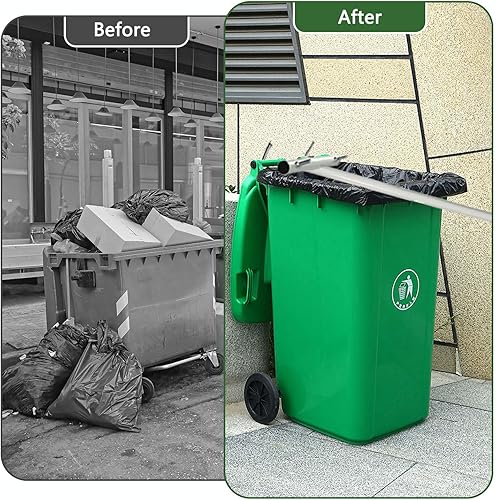 Compacteur manuel pliable avec plaque réglable pour poubelles à roulettes de 120 à 660 l - Nail Gallerys