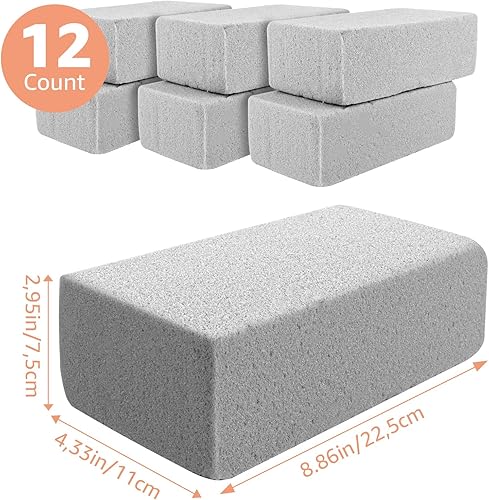 FWEEK Lot de 12 mousses enfichables sèches pour fleurs séchées - 22,5 x 11 x 7,5 cm - Pour arrangements floraux, briques à emboîter - Pour fêtes, décoration et anniversaire - Nail Gallerys