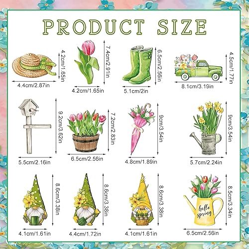 Decoration Printemps 12 Pièces Deco Printemps Pendentifs Bois Decoration Pendentif Bois a Decorer Lavande, Papillons Décoration de Jardin Exterieur Suspension en Bois pour Branches, Portes, Fenêtres - Nail Gallerys