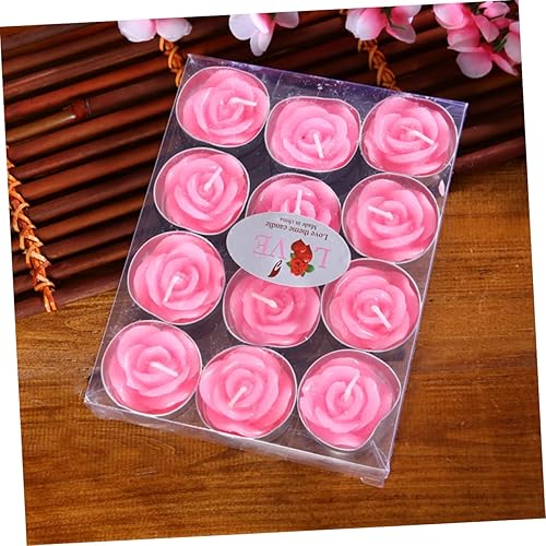 Cabilock Lot De 3 Bougies Flottantes En Cire De Paraffine En Forme De Rose Pour Mariage Décoration Intérieure Et Extérieure 12 Pièces X 3 - Nail Gallerys