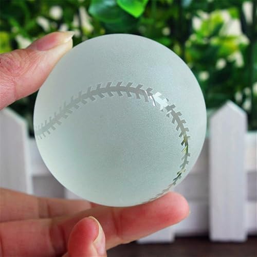 Crystal Baseball Model Craft Ornament 6 cm Sphere Decorative Glass Marbles Balls Home Office Bureau DIY Décor Crafts Gift - Nail Gallerys