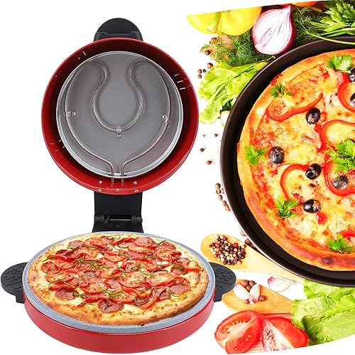 Machine à Pizza électrique 1800 W, Four à Pizza électrique à Chauffage Rapide, Comptoir Intérieur, Contrôle Automatique de la Température, Machine à Pizza Antiadhésive pour la - Nail Gallerys