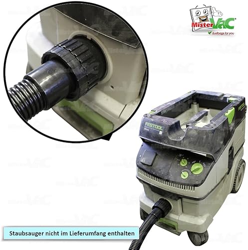 MisterVac | compatible avec tuyau de remplacement de tuyau Festool CTL 36 E LE, AC - Nail Gallerys