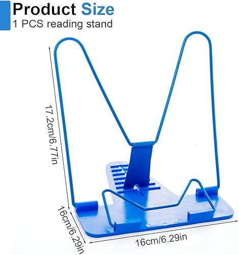 DEZP 1 PCS Porte Livre pour Lire au lit Support de Lecture Pliable Support de Livre Pliant en Lecture Support Livre réglable Support de Livre de Cuisine Pliable pour Livres Recette Manuel Partitions - Nail Gallerys