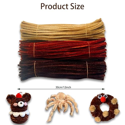 300 Pièces Fil Chenille Vert, Cure Pipe Chenille, Dense et Moelleux Chenille, 30 cm Cure Pipes en Chenilles, Vert Thème Tiges de Fils Cleaner pour Bricolage et Décoration - Nail Gallerys