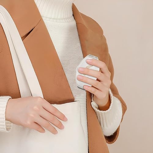 Yeenano Rouleau Anti Peluche,Mini Enlever Peluche Vetement,Rouleau adhésif Lavable Anti Peluches Portable Voyage,Rouleau à Peluche Réutilisable,pour Vêtements Meublespoils Chien et Chat (Blanc) - Nail Gallerys