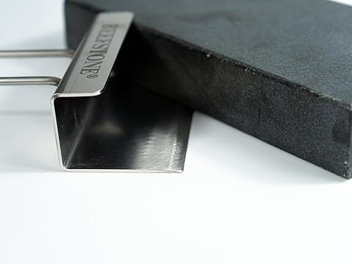 BEEFSTONE Outil de levage pour pierres de lave - Pour transporter en toute sécurité les pierres de lave chaudes des modèles Uno et Due - 100 % acier inoxydable - Accessoire d'origine - Nail Gallerys