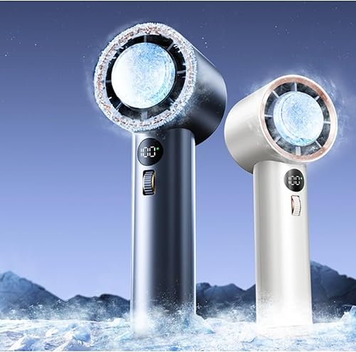 ILESTDG Doux Jardin Ventilateur - Portable, Puissant Et Silencieux, Refroidissement Instantané, Parfait Pour Bureau, Chambre, Extérieur (Blanc) - Nail Gallerys