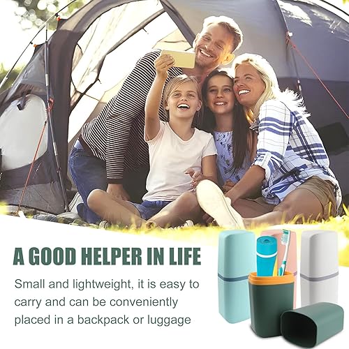 Etui à Brosse à Dents Tasse de Brosse à Dents de Voyage 3 Porte-gobelet de Lavage en Portable et Protection Brosse à Dents Boites de Brosse a Dents pour Camping Voyage d'affaire Vie - Nail Gallerys