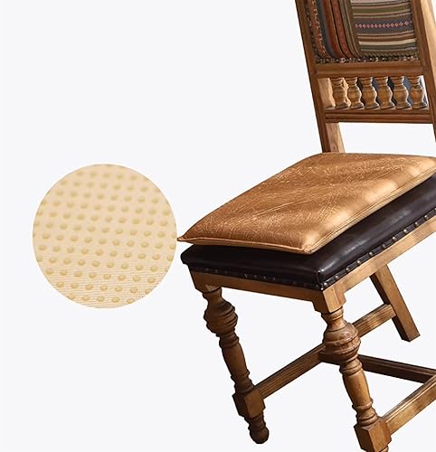 BK&MF Coussins antidérapants en Daim pour chaises de Salle à Manger, Coussins de siège en Mousse à mémoire de Forme pour Le Sol avec Housse Amovible,G,45x50x4.5cm(18x20x2inch) - Nail Gallerys