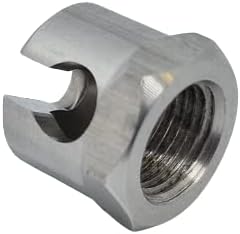 Ecrou de rechange en aluminium compatible avec/remplacement pour Sodastream Crystal 1.0 et 2.0, Penguin, Cool Easy côté tuyau et côté poussoir/Kitchen Aid côté tuyau - Nail Gallerys