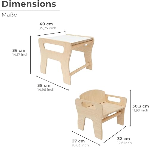 Meubles élégants pour chambre d'enfant : table pour enfant avec chaises - Ensemble de chaises de bureau - Ensemble de chaises pour enfants - Chaise pour enfant. - Nail Gallerys