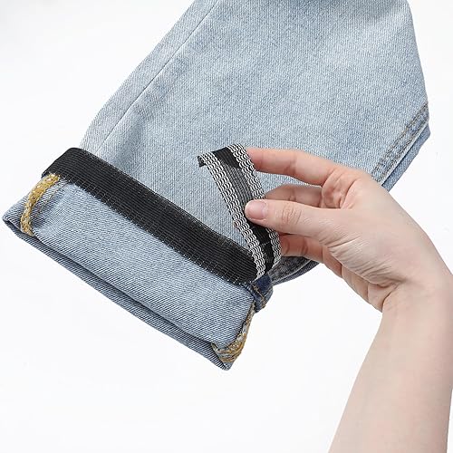 Amabro Lot De 4 Thermocollant Couture,Ourlet Bande Thermocollante,2.5cm×1m Bandes D'ourlet Thermocollantes pour Pantalons Ruban À Repasser Résistant Au Lavage Auto-Adhésif Sans pour Jupes Jeans - Nail Gallerys