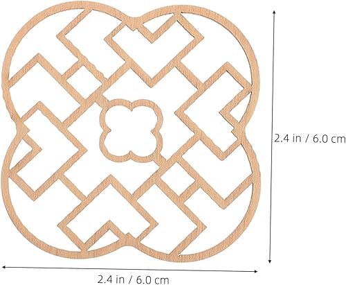 EXQUIMEUBLE Ensemble De 4 Fenêtres Miniatures en Bois De Style Chinois pour Projets Dartisanat Et Décoration Dintérieur Miniature - Nail Gallerys