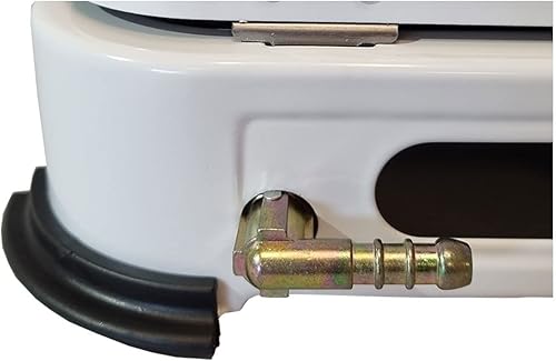 Réchaud à gaz 2 feux 3200W Brûleurs fonte amovibles - Plaque de cuisson Couvercle Gaz Butane ou Propane GOLD - Nail Gallerys