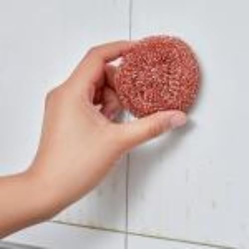 Lot de 12 tampons à récurer avec revêtement en cuivre - Boule de nettoyage - Nail Gallerys