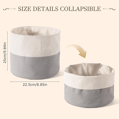 Prmape Sac à Pain en Coton, Corbeille à Pain Tissu, Panier a Pain de Table en Tissu, Sac Pain Conservation pour Pain, Petits Pains et Accessoires de Boulangerie Gris Beige - Nail Gallerys