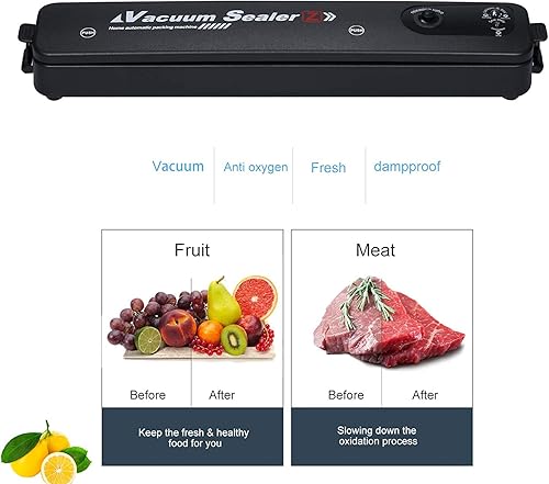 Machine Sous Vide pour Aliments, Lixiin Appareil de Mise Sous Vide la Cuisine et la Conservation, Compris pour Aliments, Viandes, Légumes, Fruits Inclus 10 Sac Sous Vide - Nail Gallerys