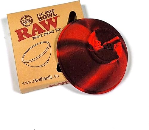 RAW - Bol en silicone - Couleur rouge - Bol pour chicha et plus - 1 unité - Nail Gallerys