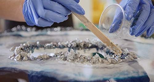 Lot de 50 spatules en bois agitateur 30 cm pour mélanger époxy, vernis, peintures, etc - Nail Gallerys