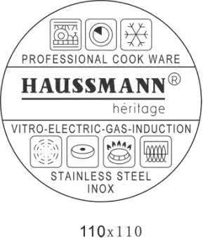 Haussmann Héritage® - 6 pièces Marmite Faitout acier inoxyable avec couvercles en verre - tous feux dont induction - HM-0613 - Nail Gallerys