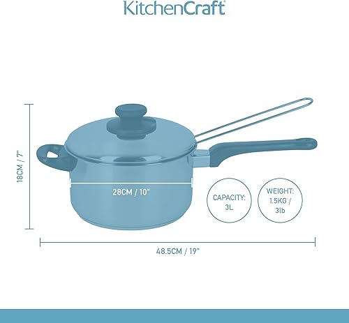 Kitchencraft Friteuse à Frites et Panier, Acier Inoxydable 20cm - Nail Gallerys