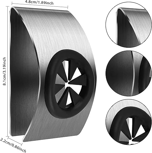 Lot de 2 supports auto-adhésifs pour torchons de cuisine, sans perçage - Nail Gallerys