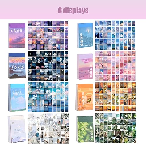 Lot de 400 autocollants Washi, autocollants décoratifs, pour scrapbook - Papier décoratif pour bullet journaling, carnet, fabrication de cartes, ordinateur portable, bricolage - Nail Gallerys