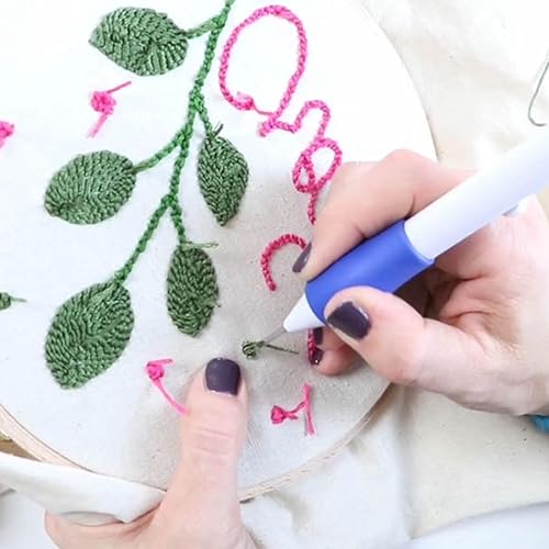 Stabilisateurs de broderie solubles dans l'eau - 100 pochoirs de broderie à la main - Stabilisateur de broderie lavable - Kit de bricolage pour personnaliser les vêtements et les sacs pour débutants - Nail Gallerys