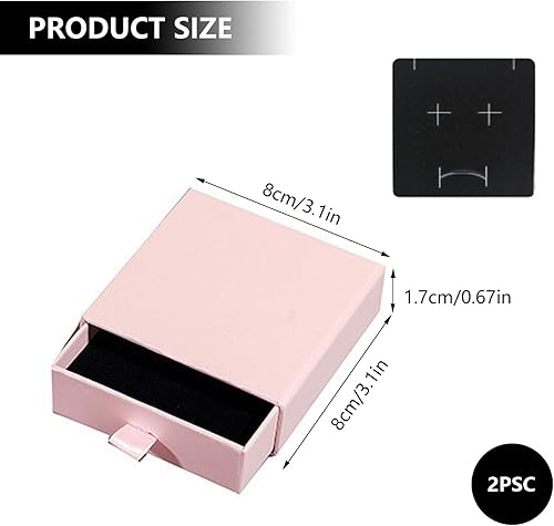 Lot de 2 boîtes à bijoux, boîte cadeau, petite boîte à bijoux, boîte à bijoux, boîte à bijoux, boîte cadeau, boîte à bijoux - Nail Gallerys