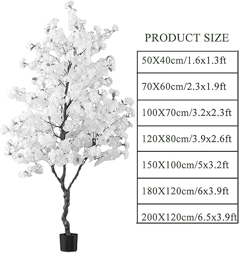 Cerisier Japonais Artificiel Avec Fleurs Roses, Arbre À Fleurs De Cerisier En Fausse Soie Fait À La Main, Fausse Plante Interieur Pour L'intérieur Et L'extérieur Décoration De La Maison Et Du Bureau(P - Nail Gallerys