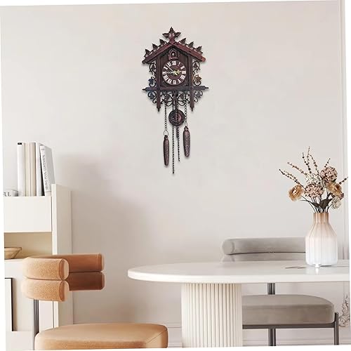 NASSMOSSE Horloge de Coucou pour Mur Traditionnel Vintage coo COO Horloge Koo Koo Koo Koo avec Pendentif - Nail Gallerys