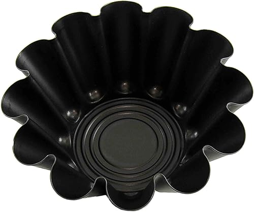 Ballarini Patisserie Moule à Pudding scanellato, en Aluminium, Noir, diamètre 22 cm - Nail Gallerys