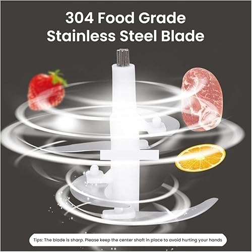 BmXauz Lame de Hachoir à Viande électrique, processeur de broyeur Alimentaire, pièces de Rechange for Hachoir à Viande 2L/3L/5L, Accessoires, Outils de Cuisine(3L Grinder Knife) - Nail Gallerys