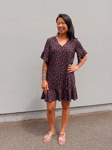 Style Arc Patron de couture Robe tissée Pixie Tailles 38 à 50 - Nail Gallerys