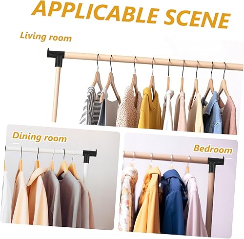 CAXUSD 2pièces Connecteur De Porte-vêtements À Angle Droit Accessoires Pratiques pour Étendoir À Linge Joints Décoratifs pour Tringles À Vêtements Adaptés Au Salon Chambre Et Salle À Manger - Nail Gallerys