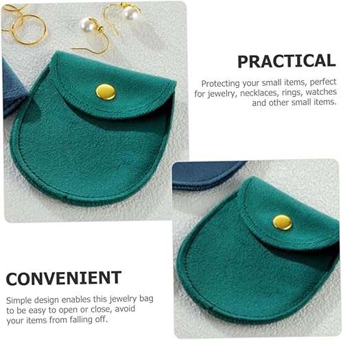 HOMOCONO Pochette Pour Bijoux Élégant De Rangement Pour Colliers Boucles Oreilles Et Bagues à Bijoux Double Face Pour Anniversaires - Nail Gallerys