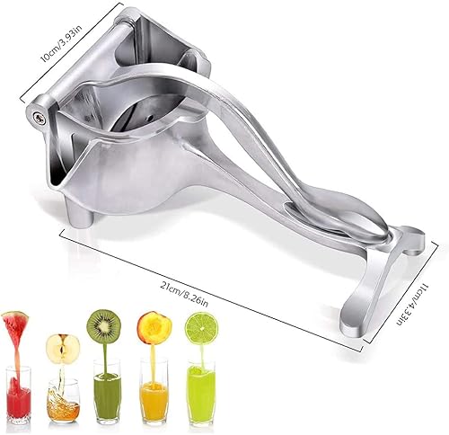 Presse Agrumes Manuel, Presse Fruits Manuel avec Levier, Presse Citron, Presse Agrume Manuelle en Aluminium, Utilisé pour Presser le Jus de Citron, le Jus d'Orange, le Jus d'Agrumes, Pastèque - Nail Gallerys