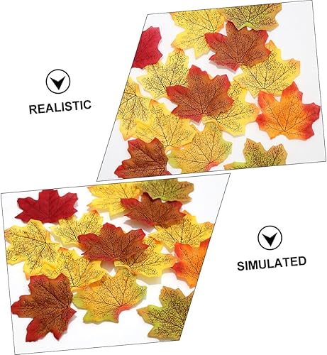 Holibanna Simulées Décorations Erable pour Thanksgiving Fausse pour Table à Manger - Nail Gallerys