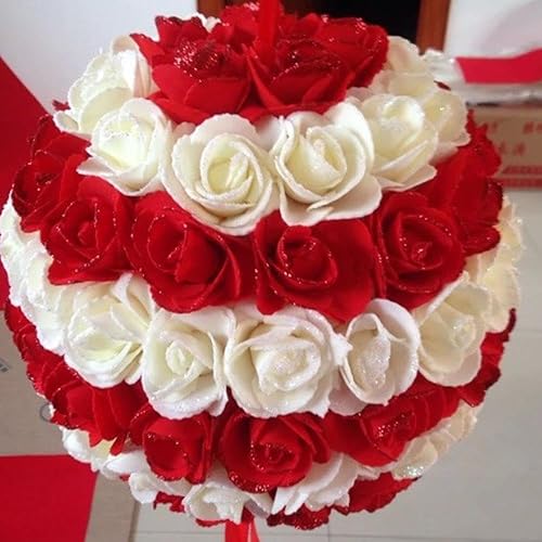 Boules de polystyrène demi-rondes en polystyrène blanc pour travaux manuels, décoration de mariage fleuriste (18 cm) - Nail Gallerys