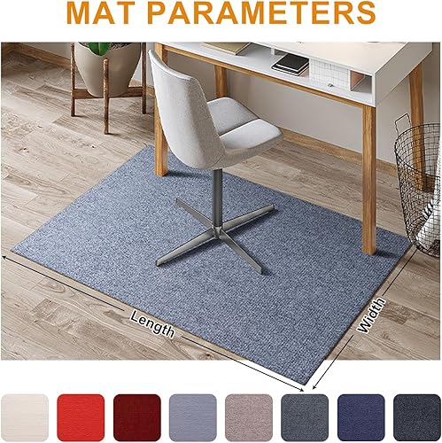 PTKG Tapis Chaise de Bureau Tapis de Protection de Sol pour Fauteuil Roulant Tapis de Bureau Et de Chaise D'ordinateur Tapis de Protection pour Sols Durs,A08,100 x 180cm - Nail Gallerys