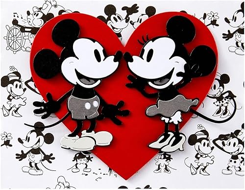 Spellbinders Steamboat Willie Duo Matrices de découpe gravées de la collection The Say Cheese Classic Mouse (S6-261) - Nail Gallerys