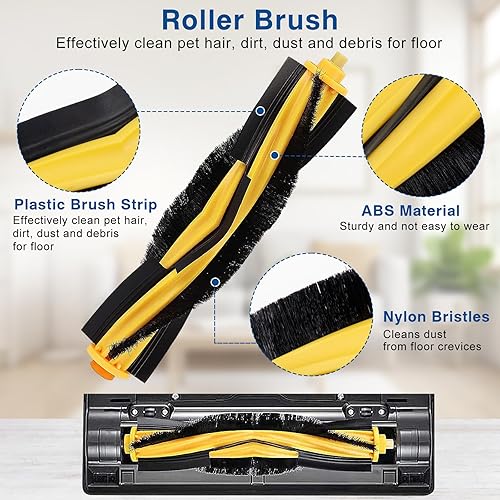 Ensemble de balai à franges pour Ecovacs Deebot Ozmo 920 950 - Nail Gallerys