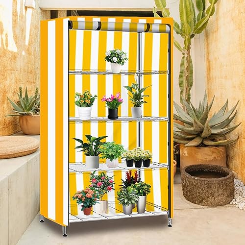 Housse de protection compacte pour étagère de rangement, 90 x 45 x 180 cm, résistante à la poussière, imperméable, très résistante, pour garde-manger, cuisine extérieure, garage intérieur - Nail Gallerys