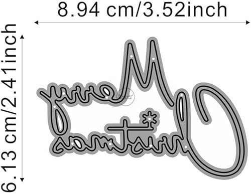 DzIxY Matrices de découpe en métal avec inscription « Merry Christmas » pour la fabrication de cartes, le gaufrage, le scrapbooking, la machine, les pochoirs, les pochettes de rangement - Nail Gallerys
