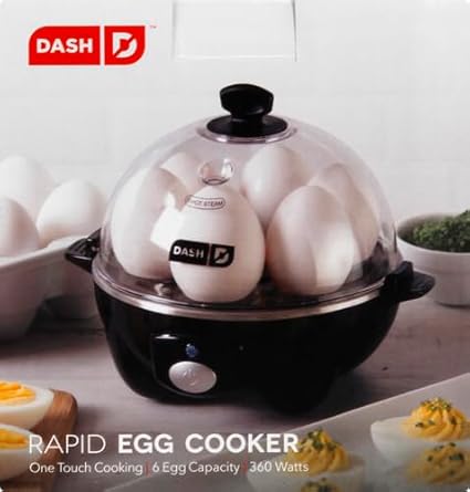 Dash DEC005BK Rapid Egg Cooker, Black by Dash - Nail Gallerys